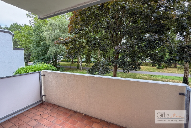 Balkon R�ckseite Etagenwohnung Kamen