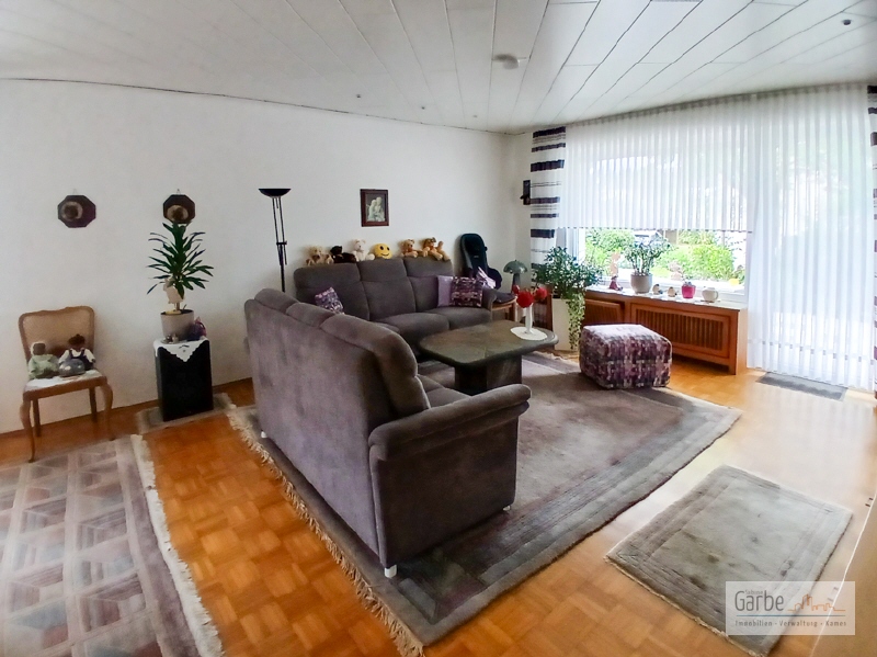 Wohnzimmer Ausgang Terrasse Erdgeschosswohnung Kamen